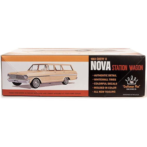 1963 Chevy Nova Station Wagon Craftsman Plus Kit 1:25 Scale