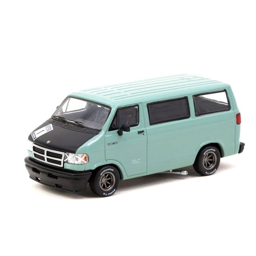 Dodge van tout nouvel outillage modèle à l'échelle 1/64 (vert clair)