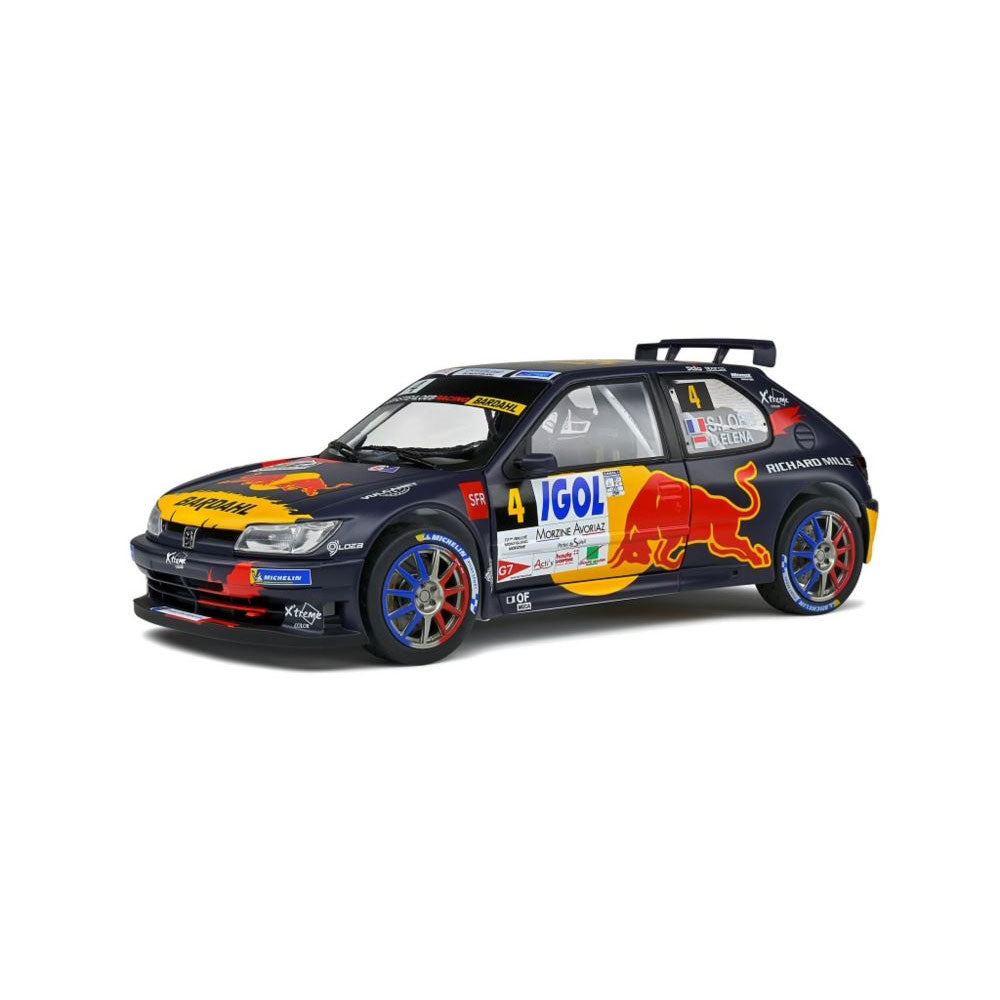 Peugeot 306 Maxi Rally DU Mont Blanc 2021 1/18 Scale (Black)