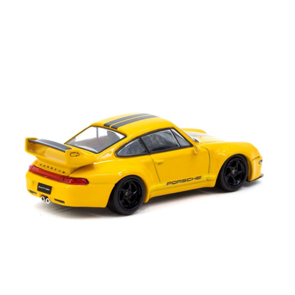 Porsche 993 Remastered By Gunther Werks 1/64 Scale (Yellow)