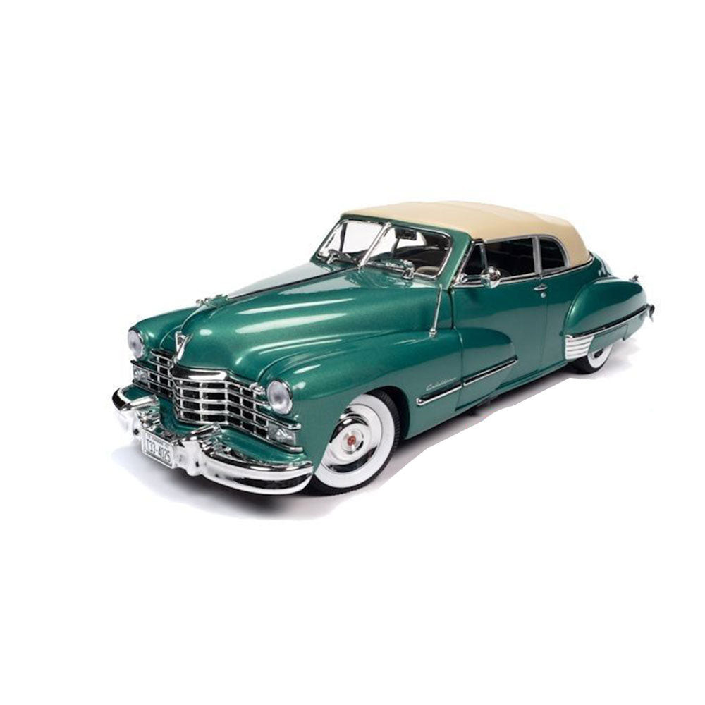 Modello in scala 1/18 della Cadillac 62 cabriolet del 1947 (verde Ardsley)