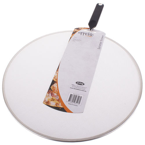 Appetito Splatter Screen with Black Handle 33cm