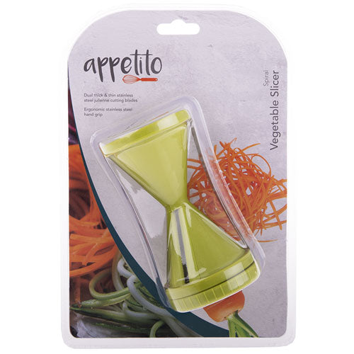 Appetito Spiral Vegetable Slicer (Green)
