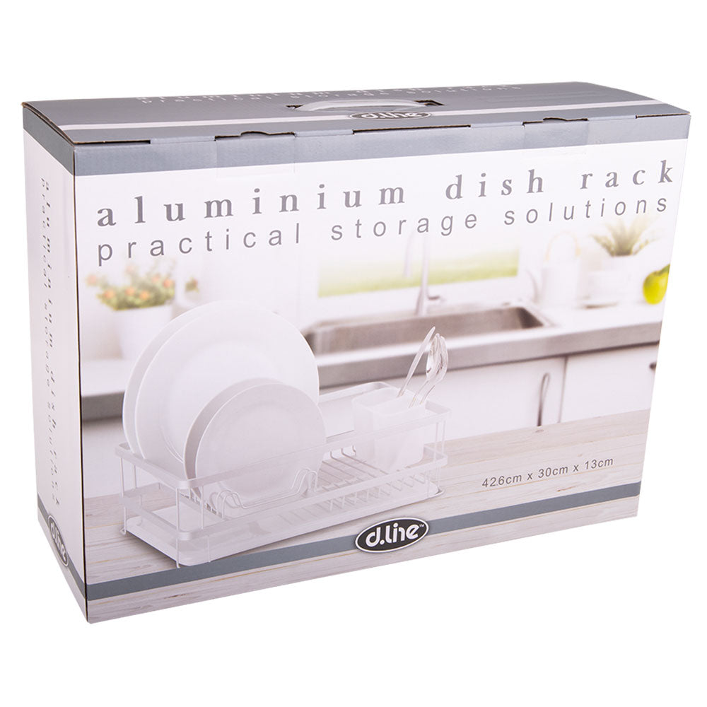 D.Line Aluminium-Geschirrständer mit Abtropffläche