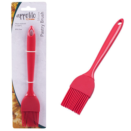 Appetito Silicone Pastry Brush 19cm (Red)