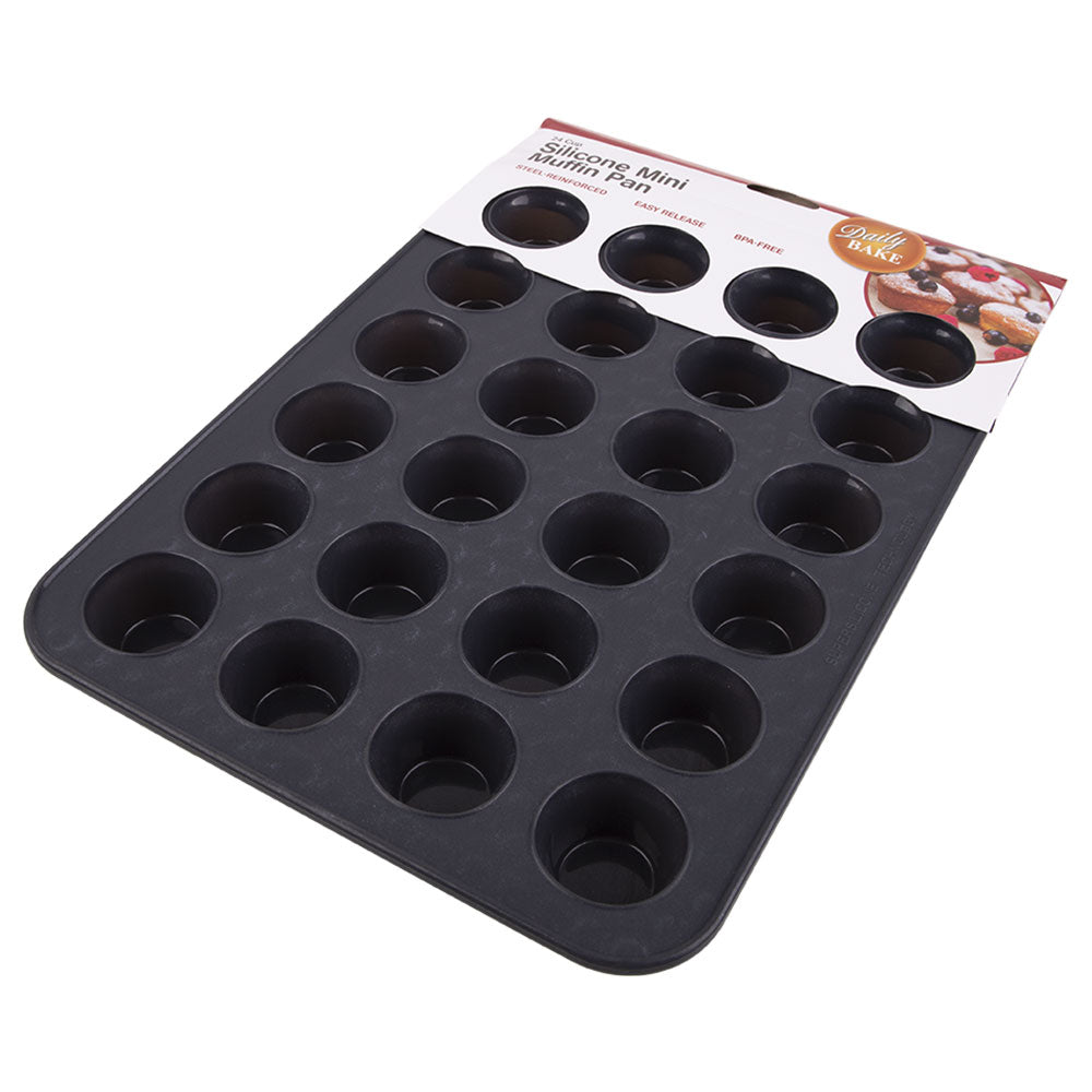 Daily Bake Silicone 24-Cup Mini Muffin Pan