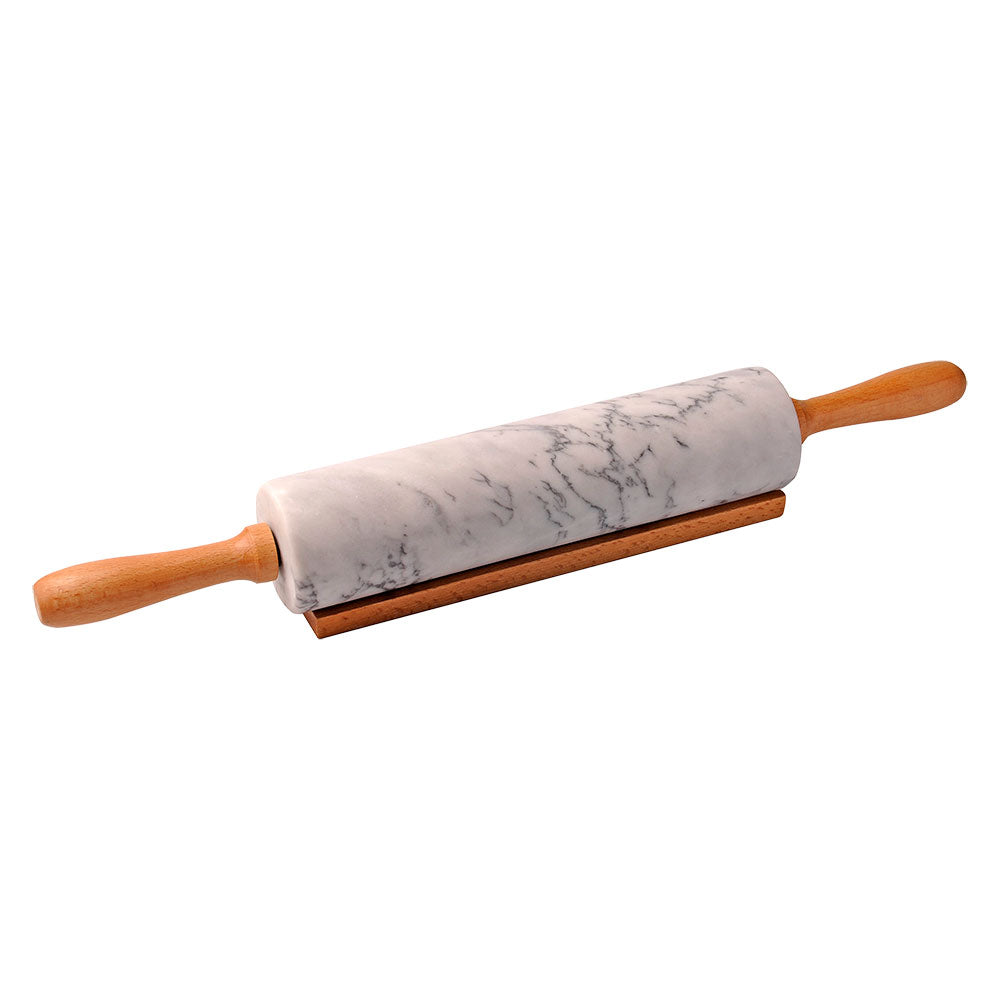 Integra Grey Marble Rolling Pin with Cradle