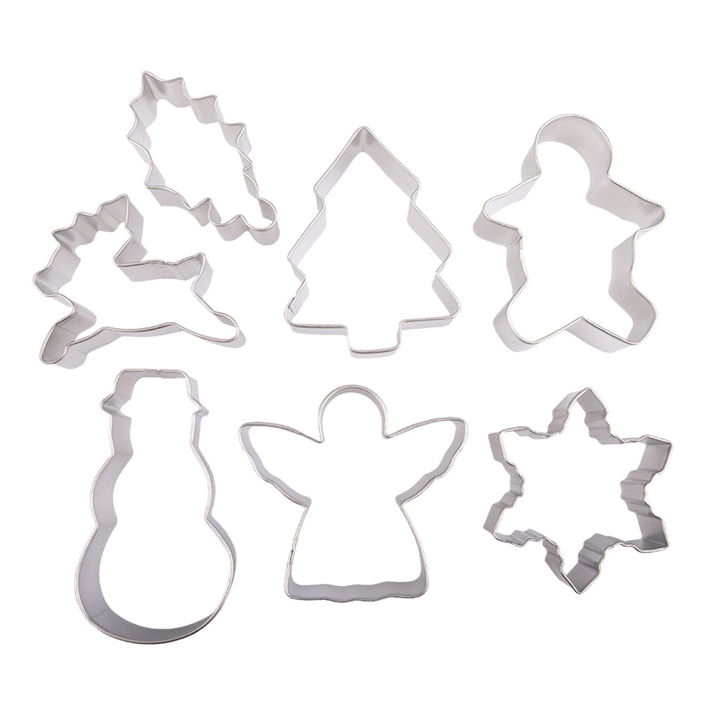 R&M Christmas Cookie Cutter Carded (Set of 7)
