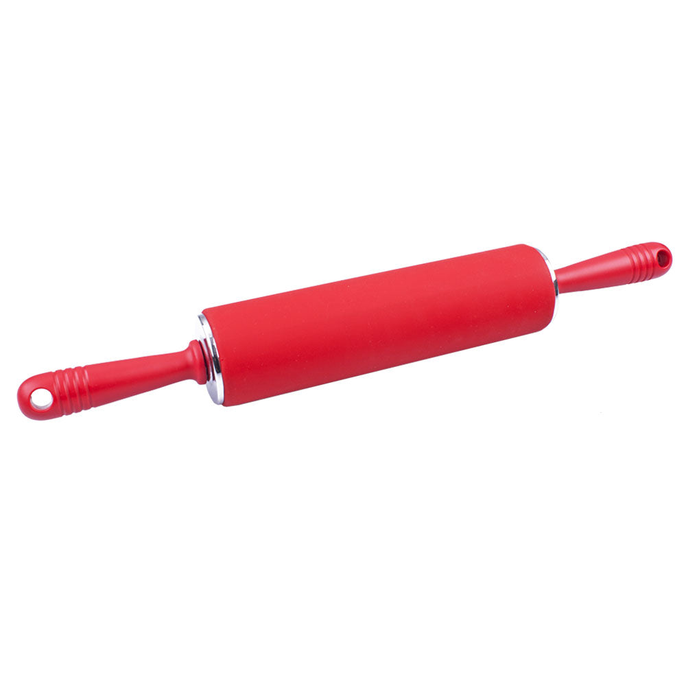 Daily Bake Silicone Rolling Pin 49x6cm (Red)