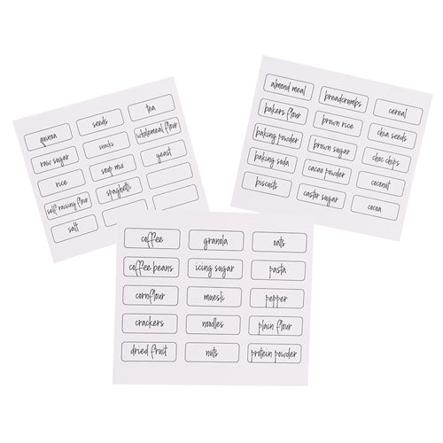 Appetito Canister Labels (Pack of 45)