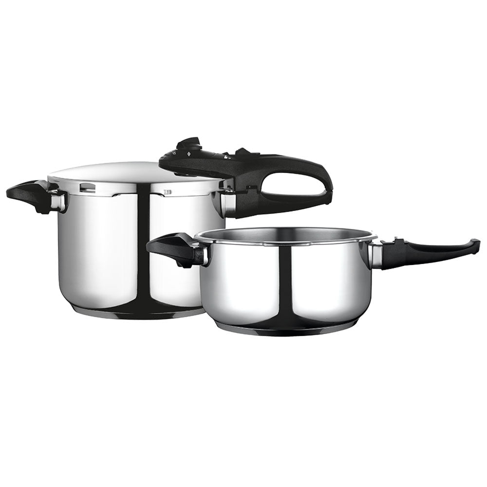 Fagor Duo Stainless Steel Pressure Cooker Combo (4L & 6L)