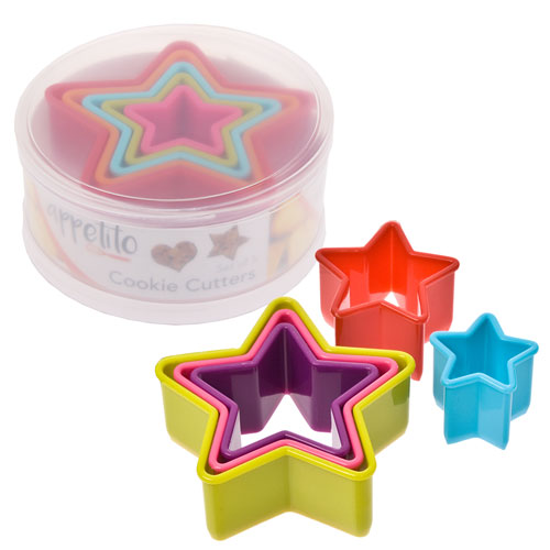 Appetito Star Cookie Cutter (Set of 5)