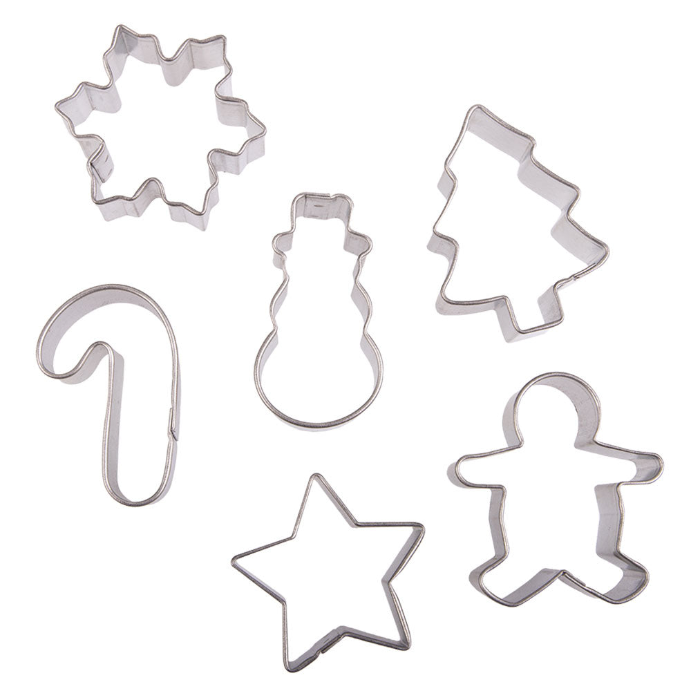 R&M Christmas Mini Wreath Cookie Cutter (Set of 6)