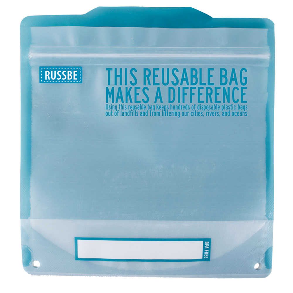 Russbe Reusable Statement Bags 8pcs (Blue)