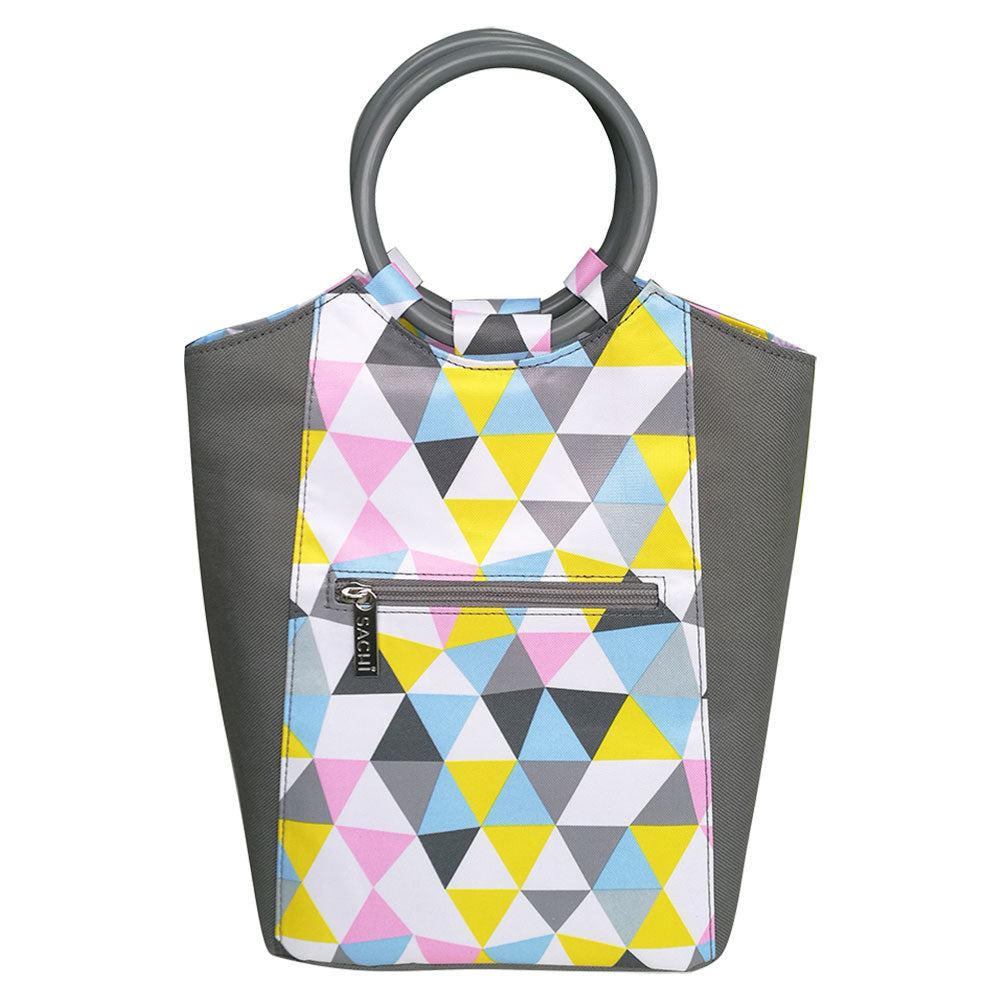 Sachi Style 229 Triangle Mosaic Insulated Lunch Bag