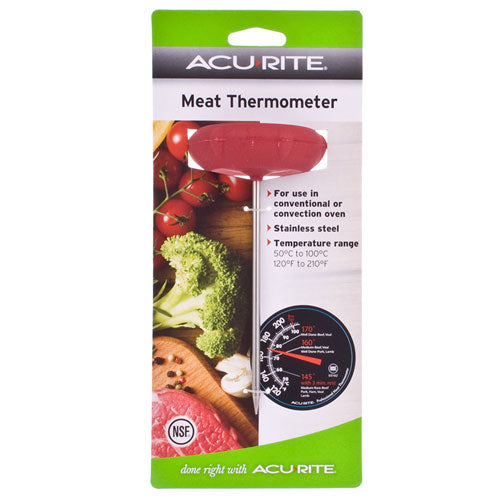 Acurite-Fleischthermometer mit Silikonzifferblatt (Celsius)