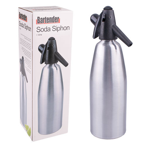 Bartender Soda Siphon 1L (Silver)