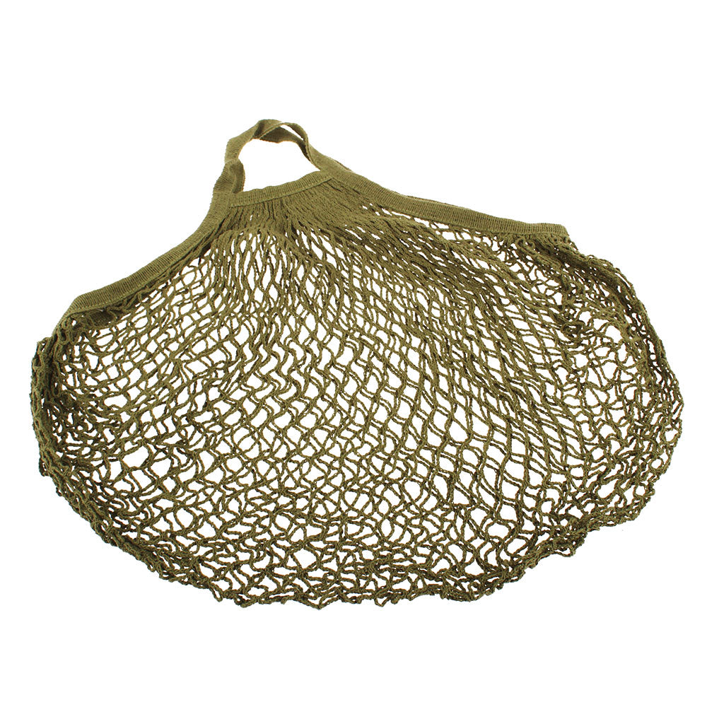 Sachi bomullssnørepose med kort håndtak