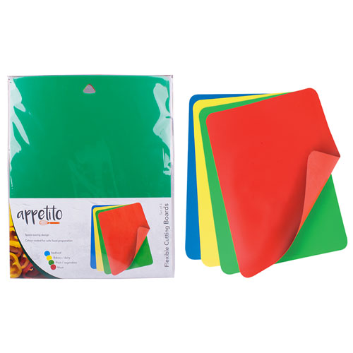 Appetito Flexible Cutting Board (Set of 4)