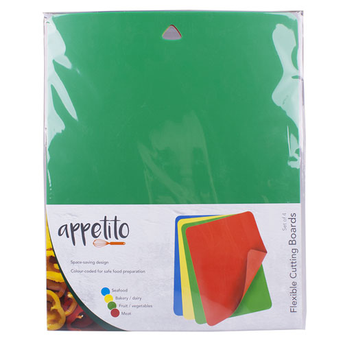 Appetito Flexible Cutting Board (Set of 4)