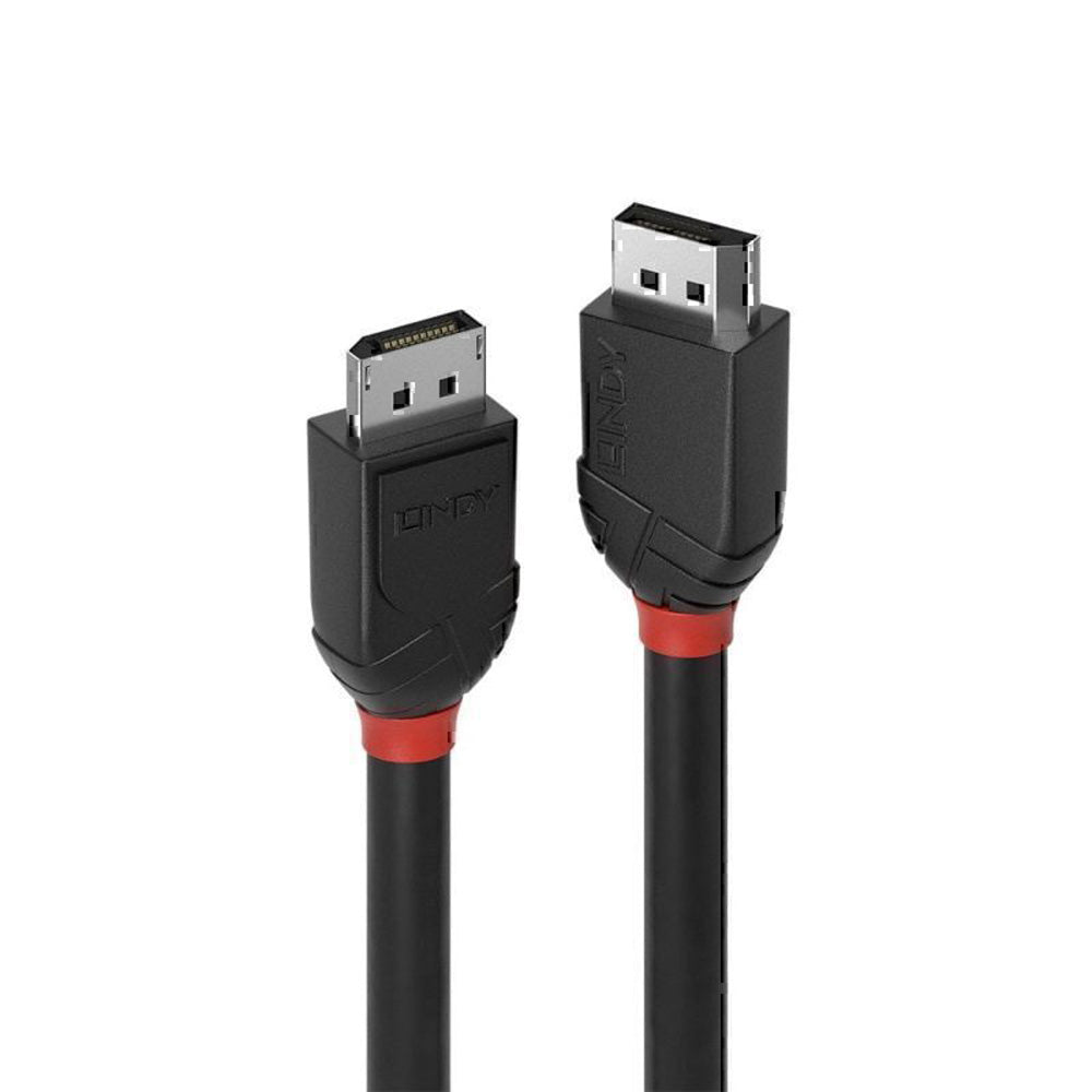 Lindy DisplayPort 1.4 Cable Black Line