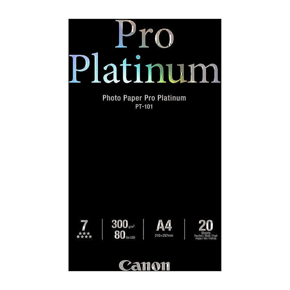 Canon Pro Platinum Photo Paper 20pc