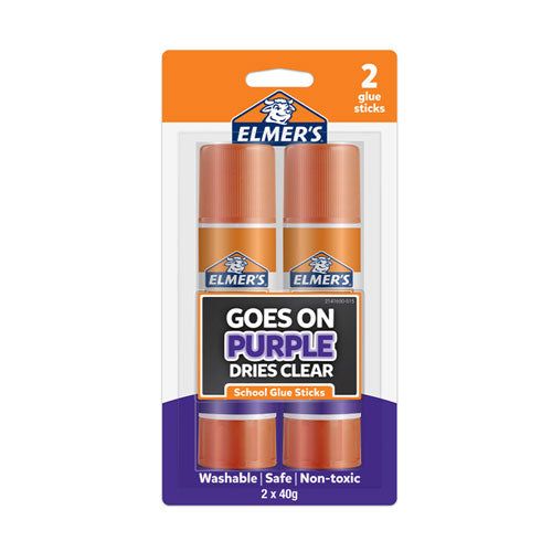 Elmers Purple Glue Stick 40g
