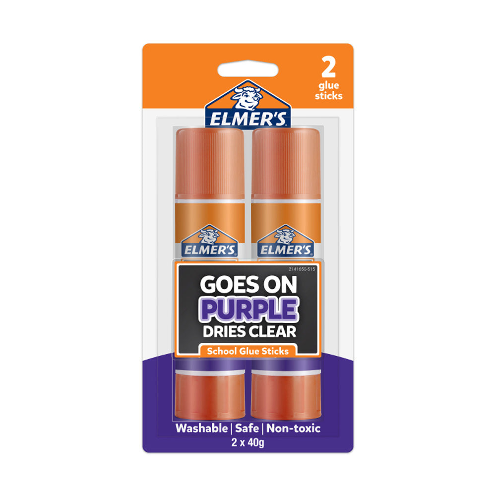 Elmers Purple Glue Stick 40g