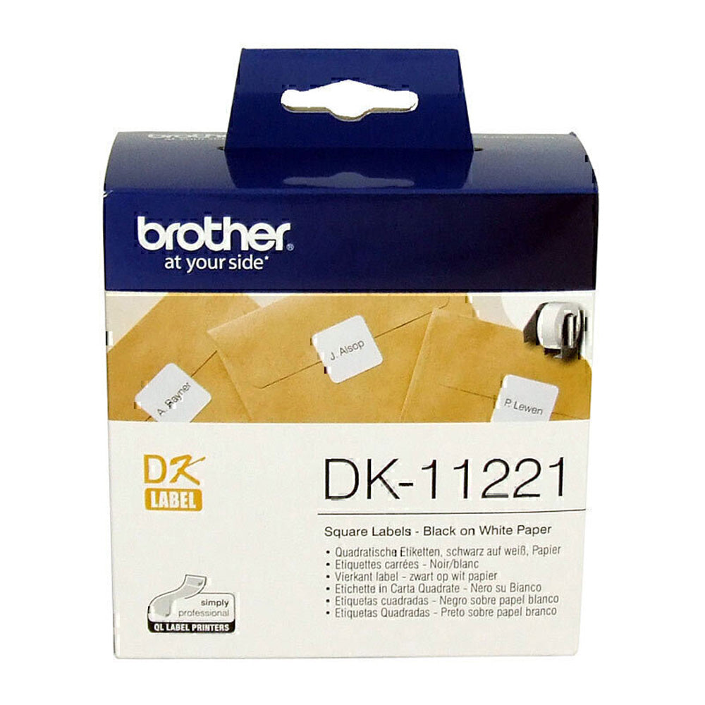 Brother DK11221 White Square Label (23x23mm)
