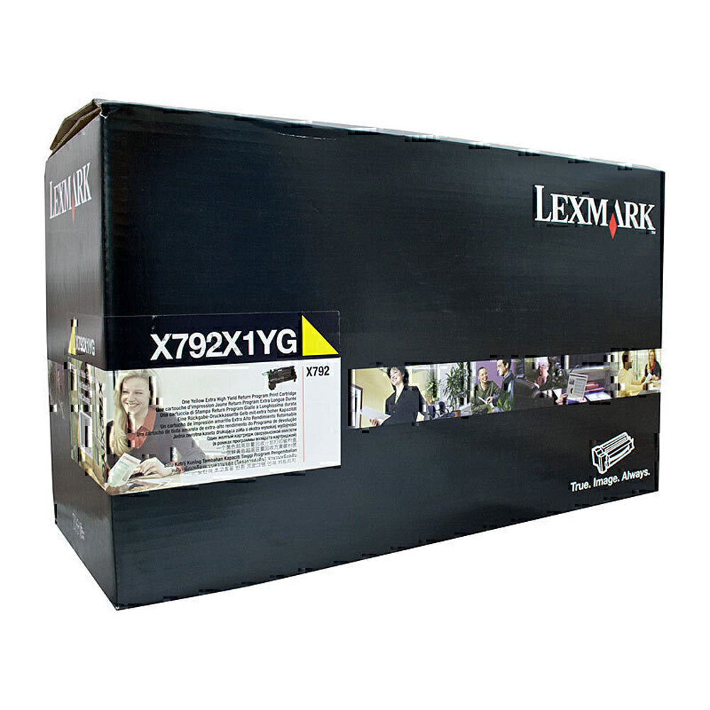 Lexmark X792X1YG High-Yield Prebate Cartridge (Yellow)