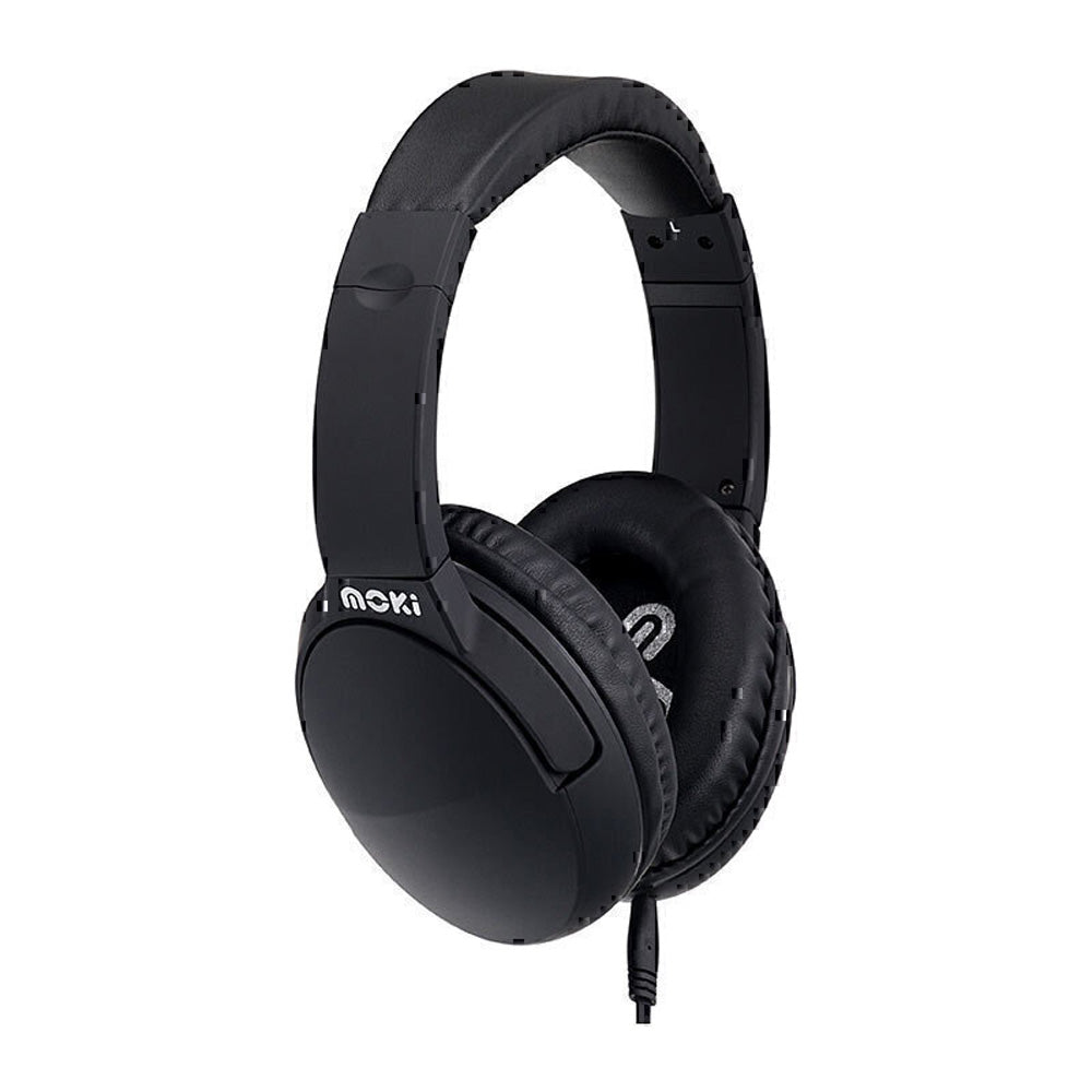 Moki Noise Cancelling Headphones (Black)