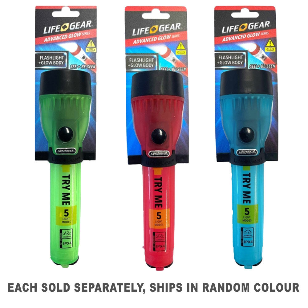 LifeGear 15-Lumen Advanced Glow Flashlight