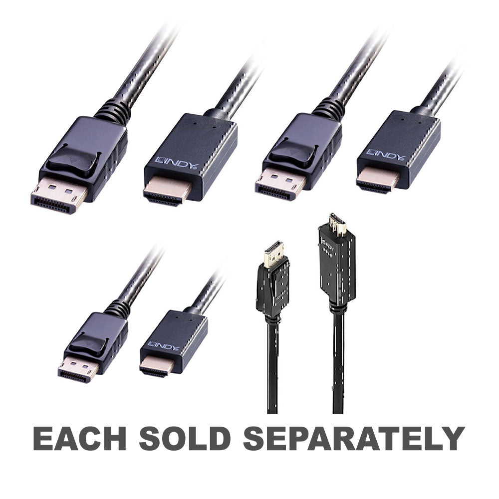 Lindy DisplayPort to HDMI 10.2G Cable