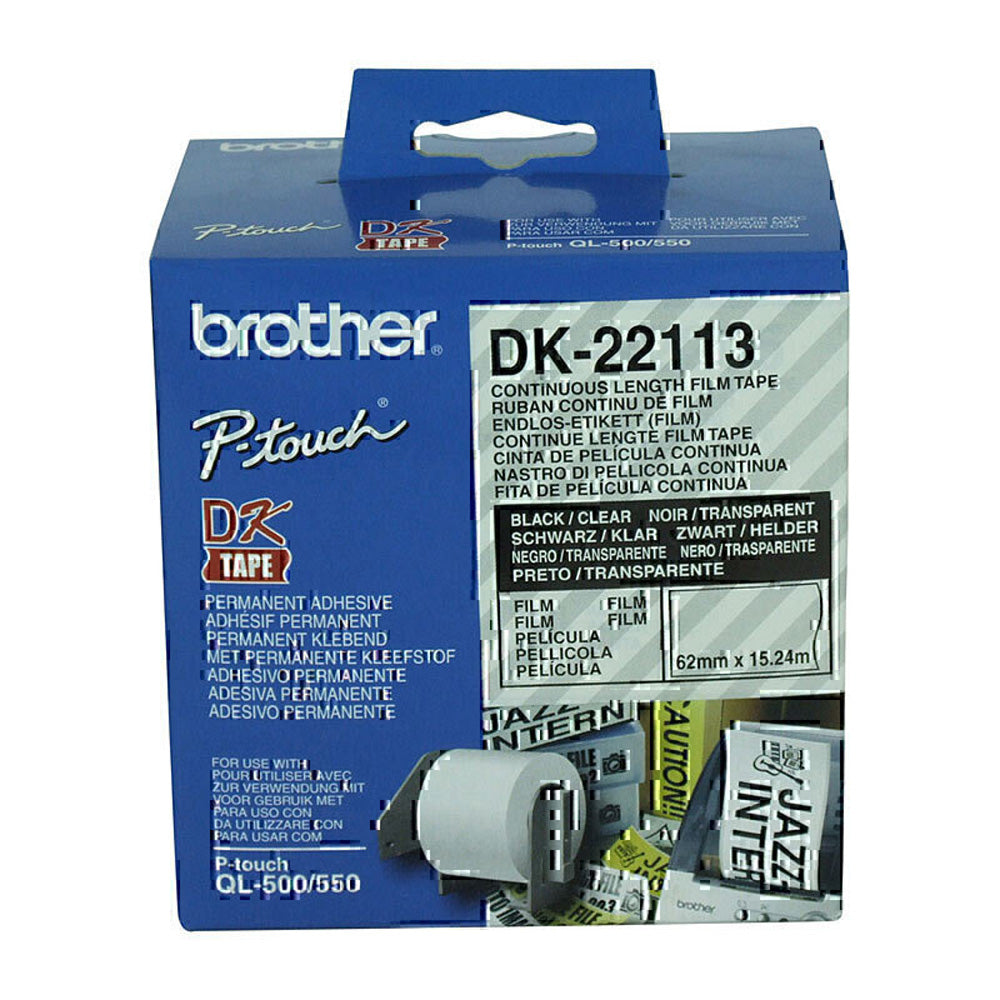 Brother DK22113 Clear Label (62x15.24mm)