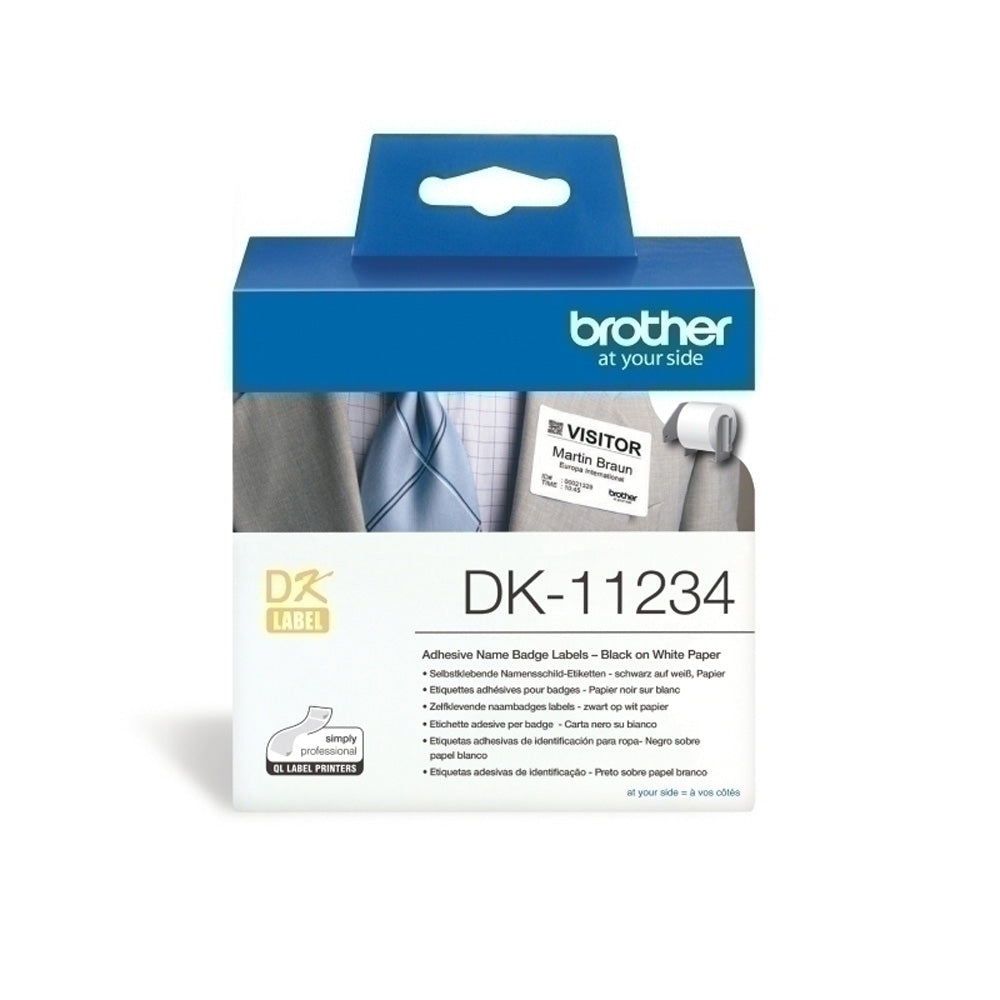 Brother DK11234 Name Badge Labels