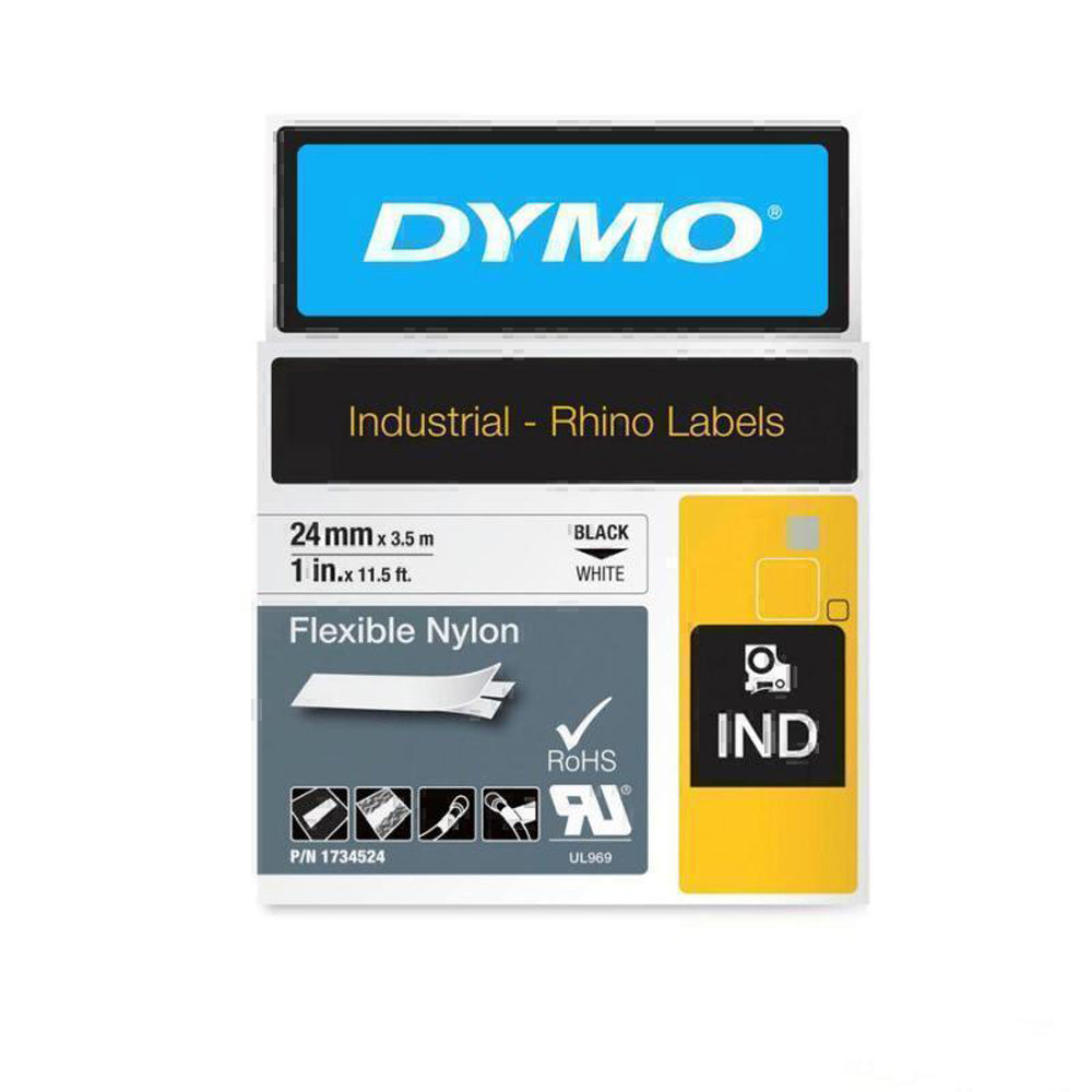Dymo Industrial Rhino Labels 24mm (White)