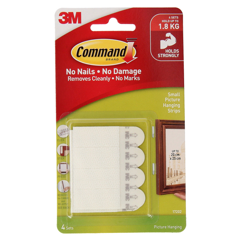 Command Small Picture Hanging Strips (eske med 9)