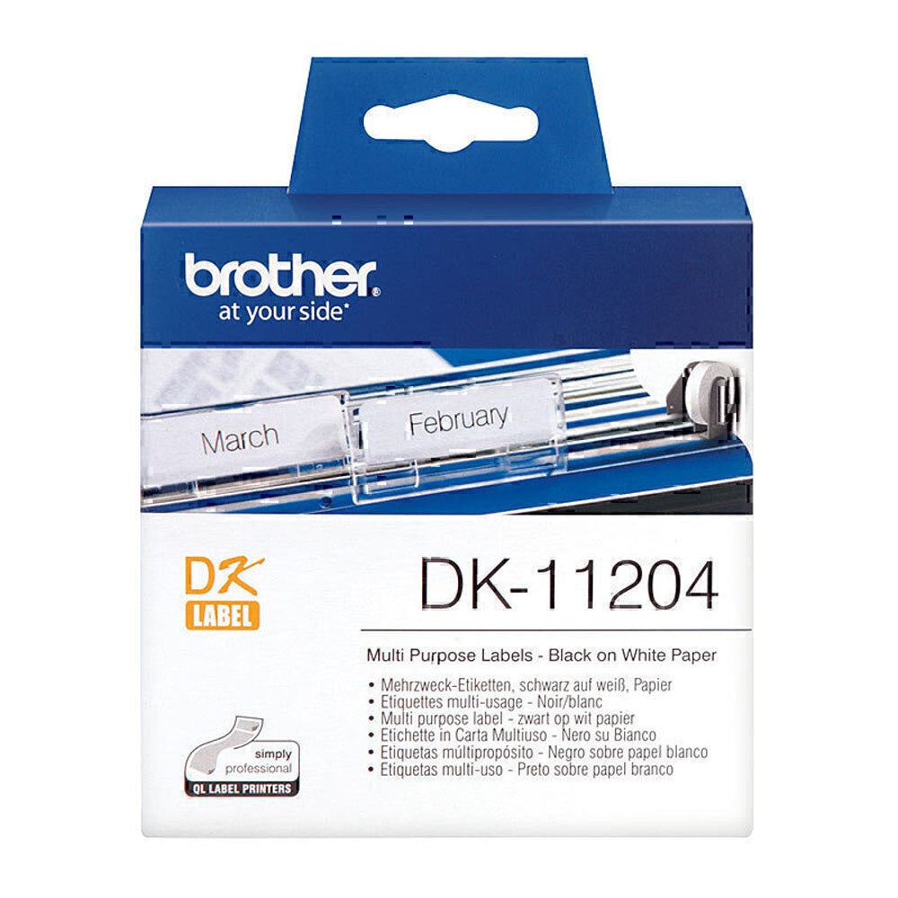 Brother DK11204 Multi-Purpose White Label (17x54mm)