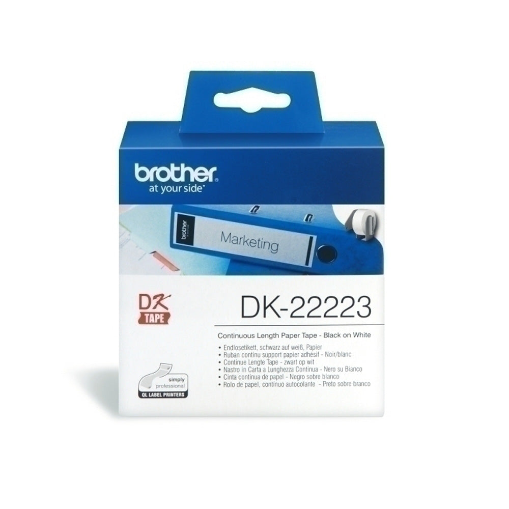 Brother White Continuous Paper Labelling Tape