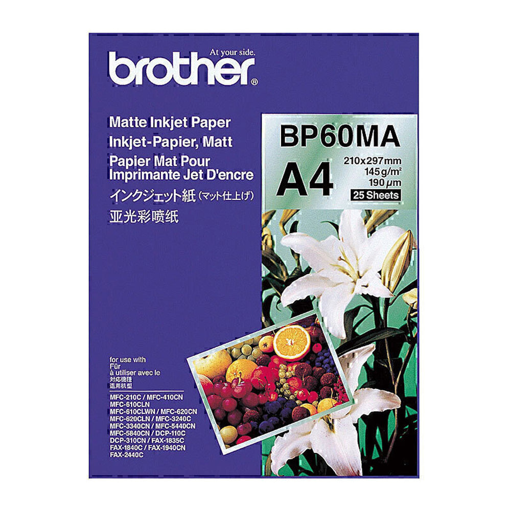 Brother Matte Paper 25pk