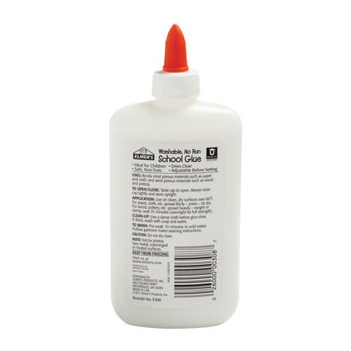 Elmers White Liquid School Glue 225mL (Box of 6)
