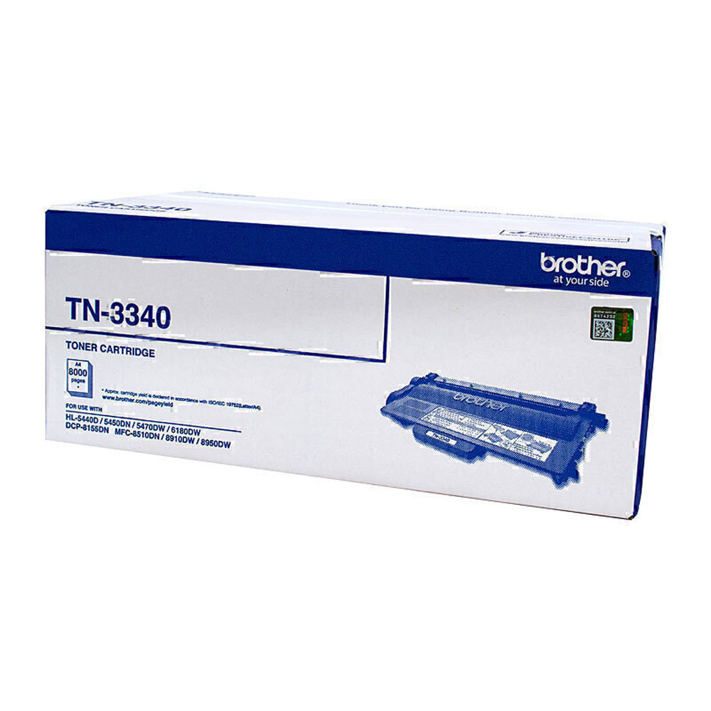 Brother TN3340 Toner Cartridge 8000 Pages (Black)