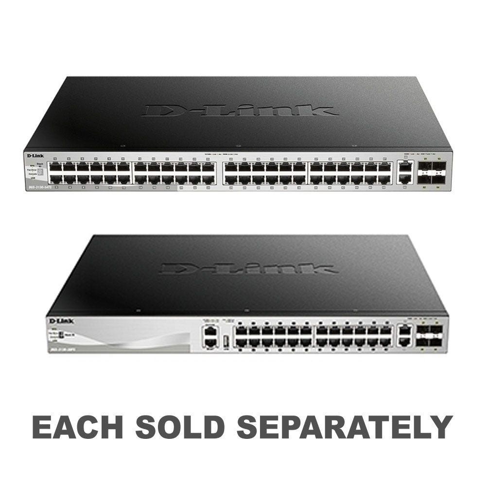 D-Link Stackable Gigabit PoE Layer 3+ Switch