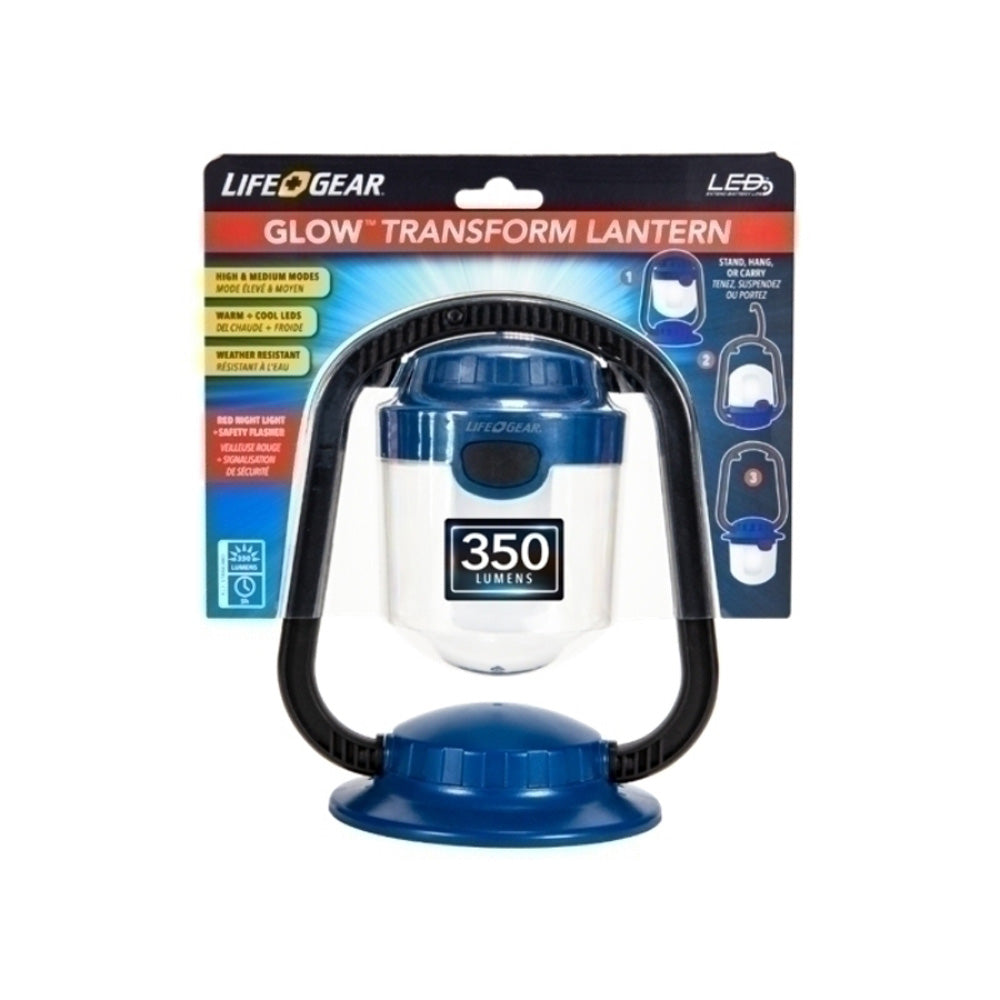 LifeGear 350-Lumen Glow Transform LED Lantern