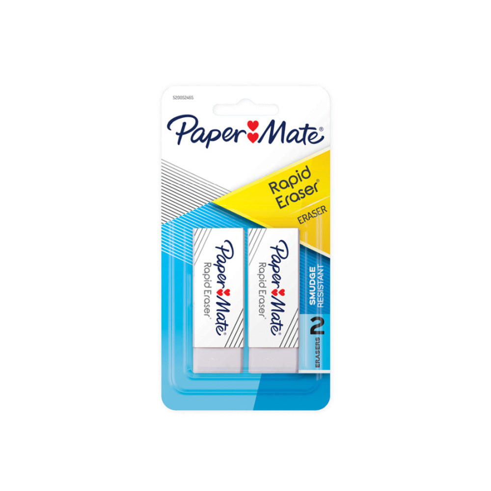 Paper Mate Rapid Erase Eraser Twin Pack (Box of 12)