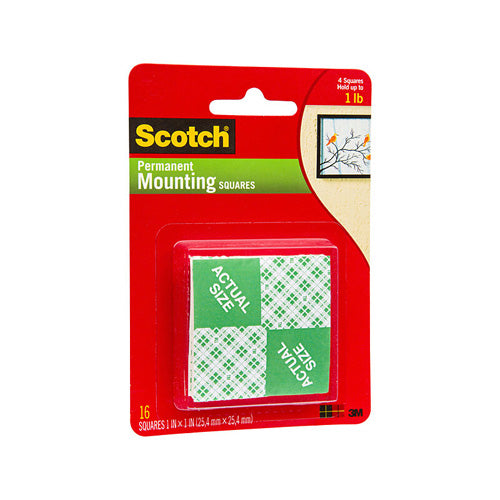 Scotch 111P Indoor Mounting Square 250mm (Box of 6)