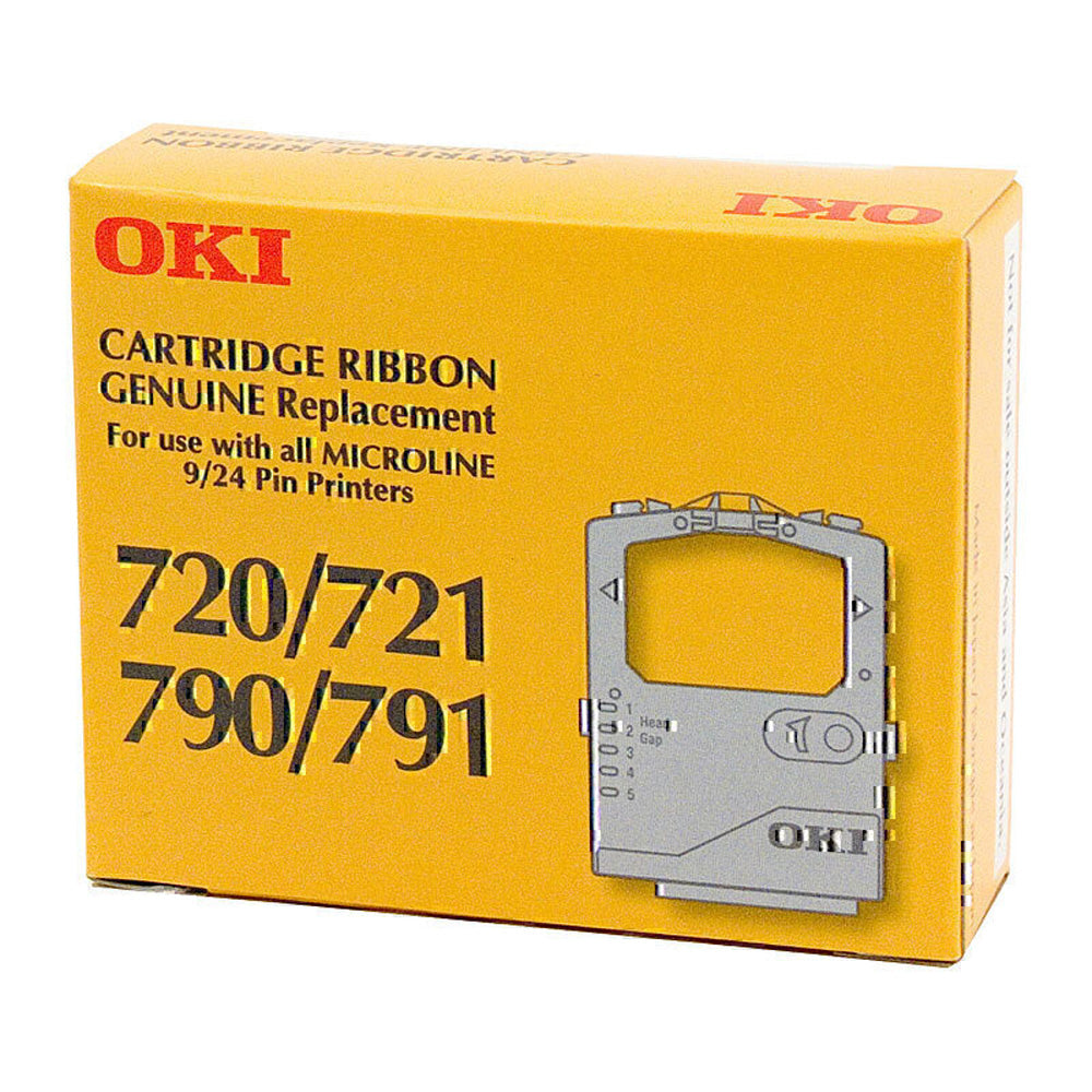 Oki 720/21/90/91 Ribbon Cartridge (Black)