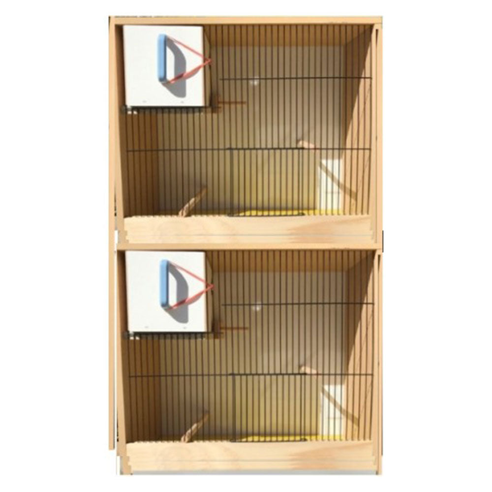 Twin Box Budgie Cabinet Bird Cage
