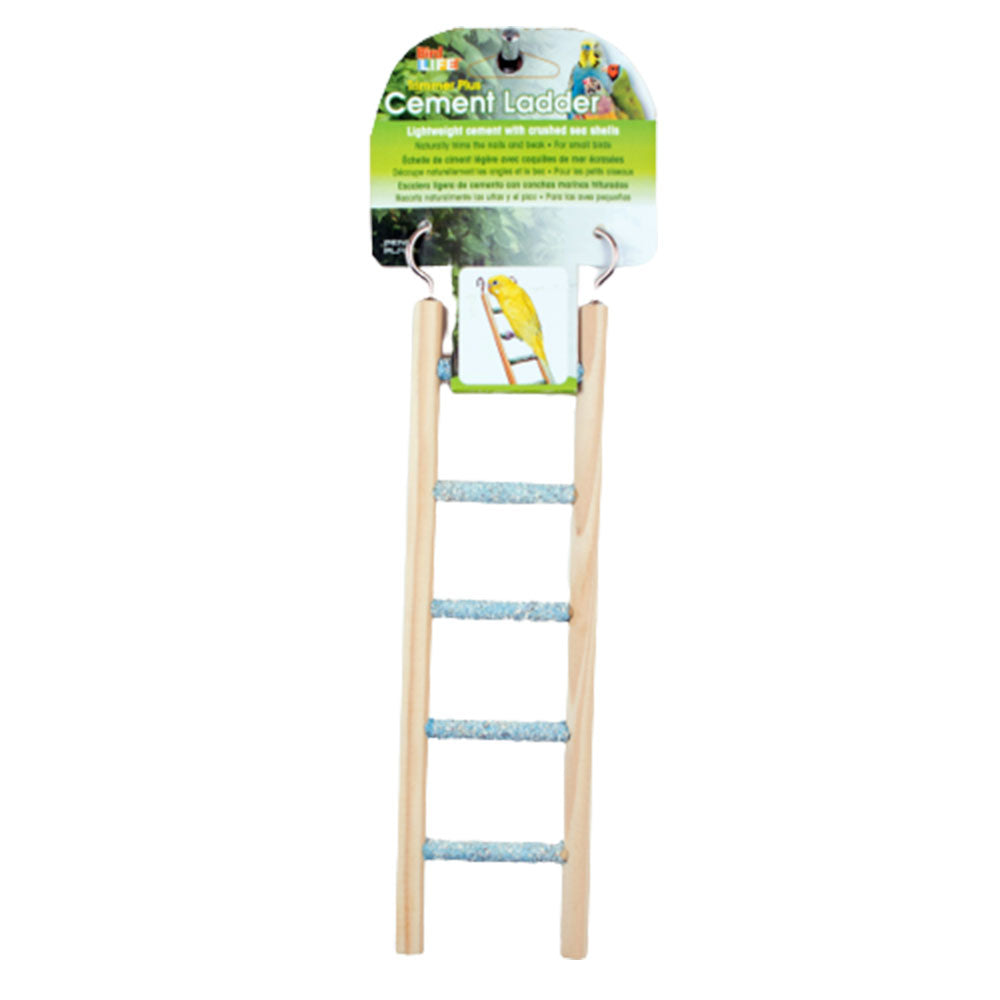 Penn-Plax Cement Ladder with Wooden Frame