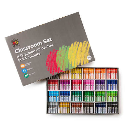 Jumbo Oil Pastels Classroom (Box of 432)